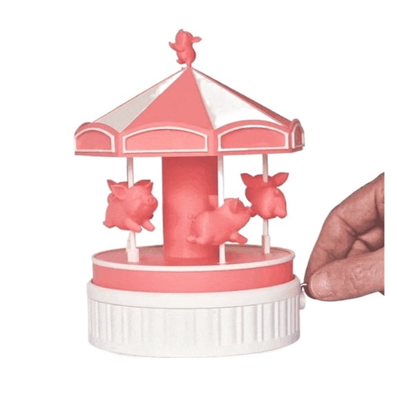 1PC fun music carousel 3D printing