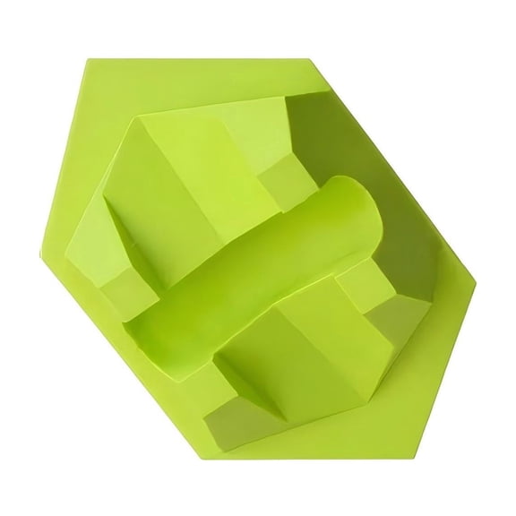 1PC green Minibee 3D Printed Skateboard Stand Scooter Parking Rack with Wheel Support for Indoor Outdoor Storage