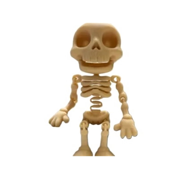 1PC hinge skull keychain human skeleton bone 3D printing