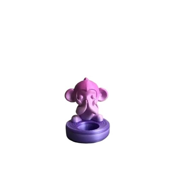 1PC home furnishings candle lamp and incense stick--KNG MONKEY series 3D printing