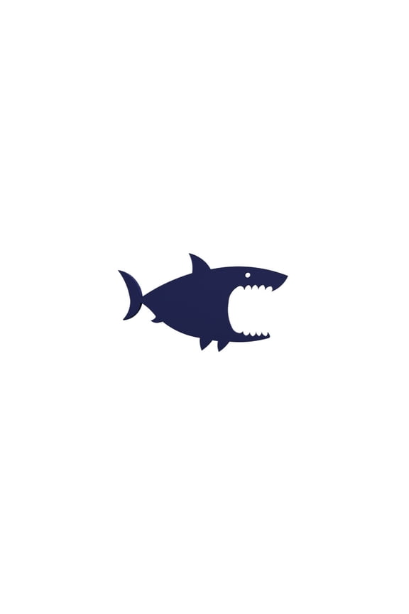 1PC key chain shark 3D printing