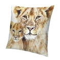 thumbnail image 1 of 1PC, lion cub watercolor Pillow Case, Home Furnishing, 1 of 5