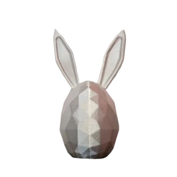 1PC low polygon Easter egg 3D printed gift