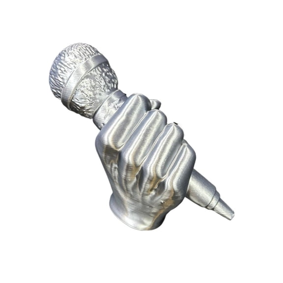 1PC microphone statue 3D printing