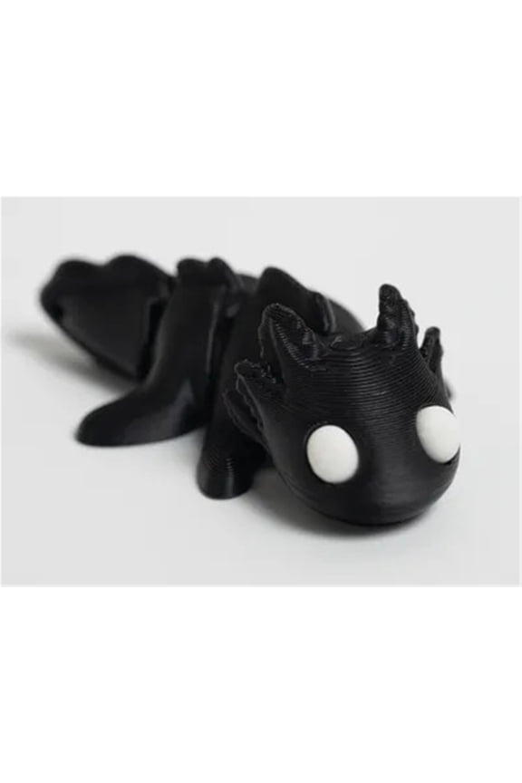 1PC mini Mexican salamander 3D printed with movable joints and keychain