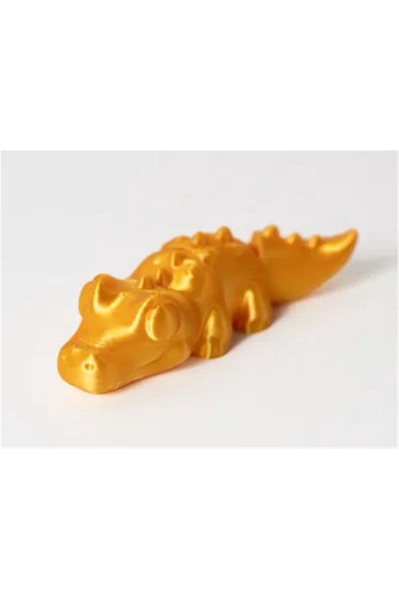 1PC mini crocodile - movable joints and 3D printed keychain