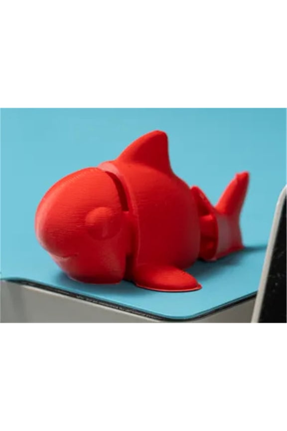 1PC mini fish - 3D printed with movable joints and keychain