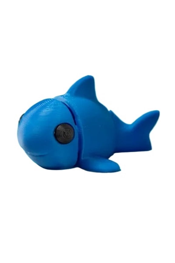 1PC mini fish - 3D printed with movable joints and keychain