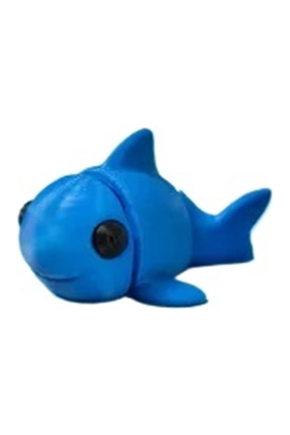 1PC mini fish - 3D printed with movable joints and keychain