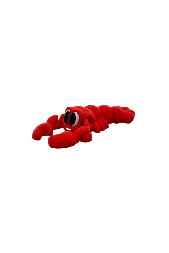 1PC mini flexible lobster model 3D printing