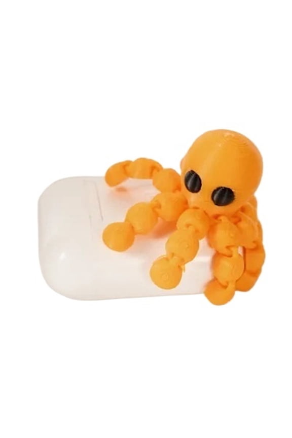 1PC mini octopus - 3D printing of movable joints and keychain