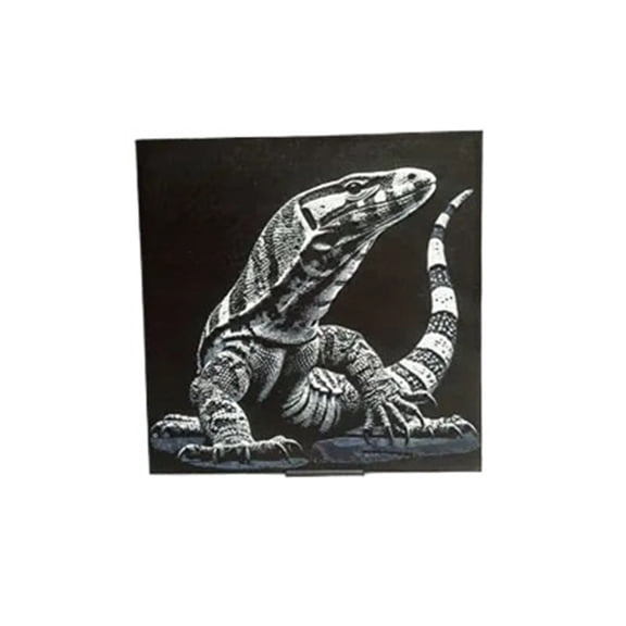 1PC monitor lizard 3D printed ornament