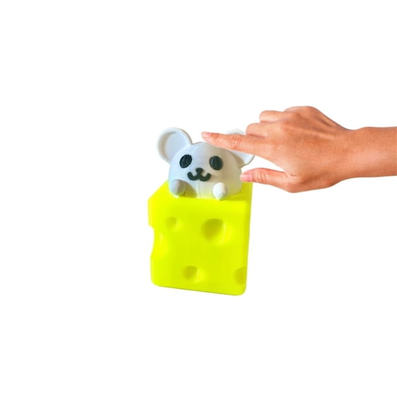 1PC mouse in cheese clicker 3D printing