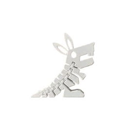 1PC movable T-Rex Easter Bunny 3D printed gift