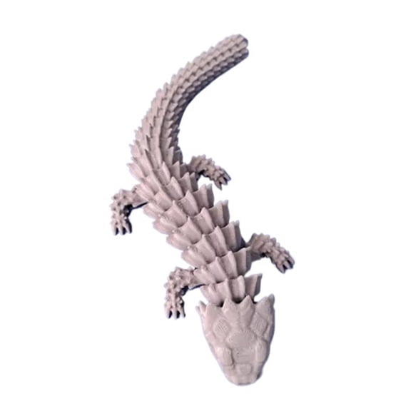 1PC movable armadillo lizard-mini dragon 3D printed ornament