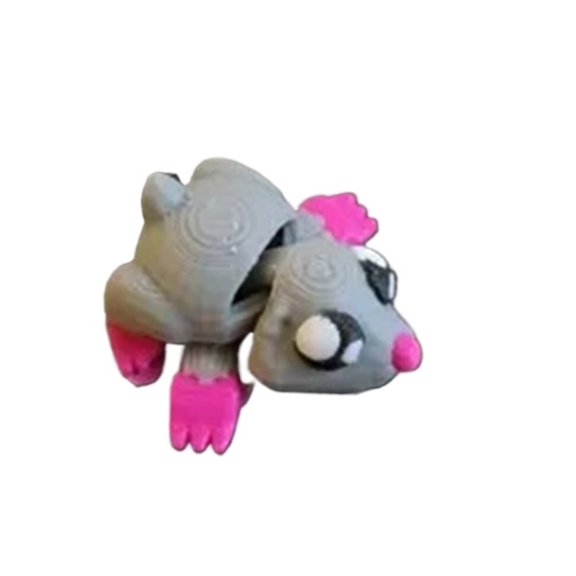 1PC movable cute mole 3D printing
