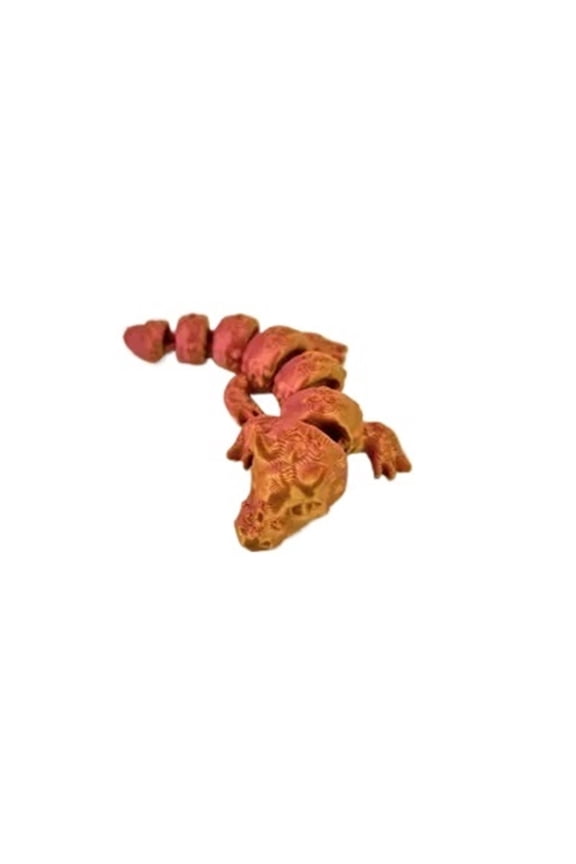 1PC movable dragon key chain 3D printing