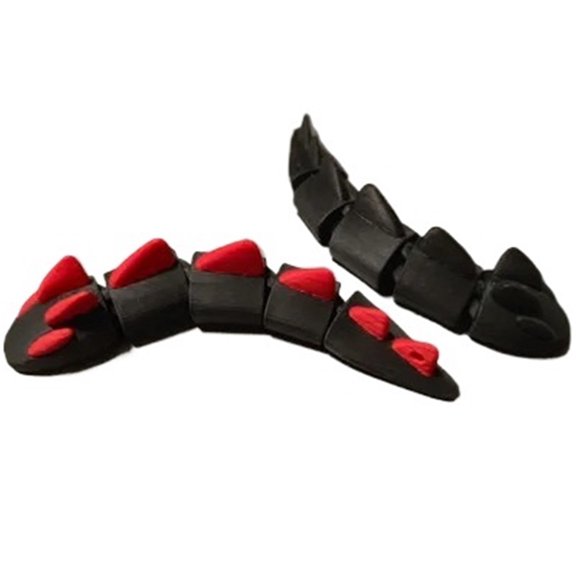 1PC movable dragon lizard alien 3D printed ornament