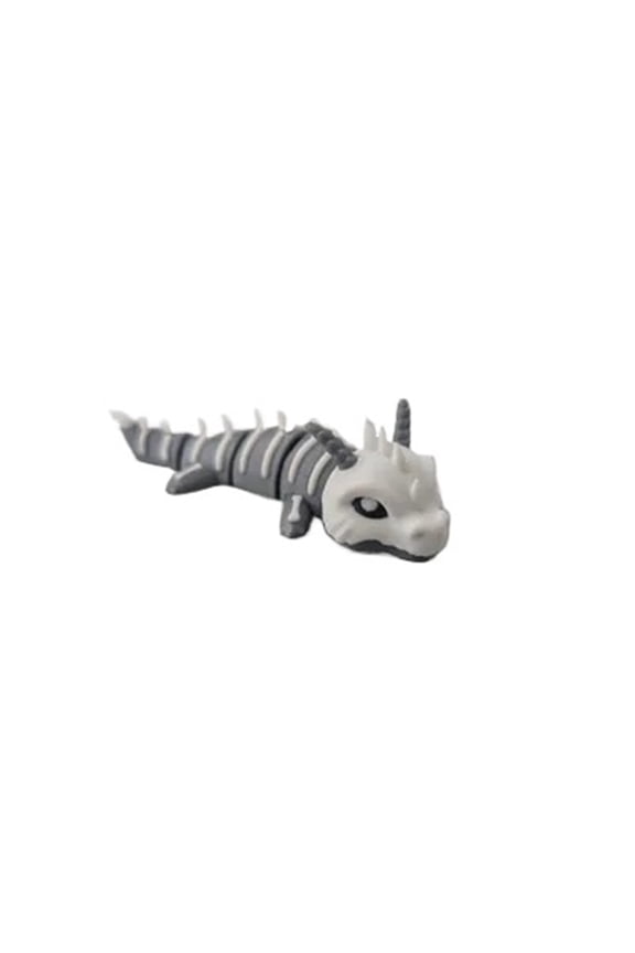 1PC movable joint bone dragon key chain model 3D printing