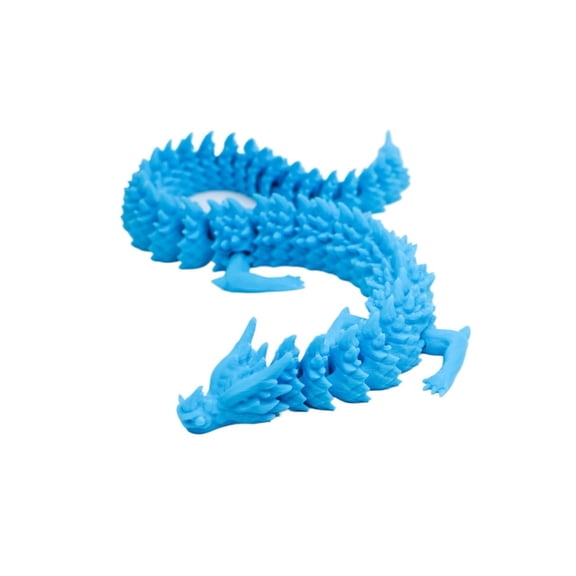 1PC movable joint ice dragon-spiked version 3D printing