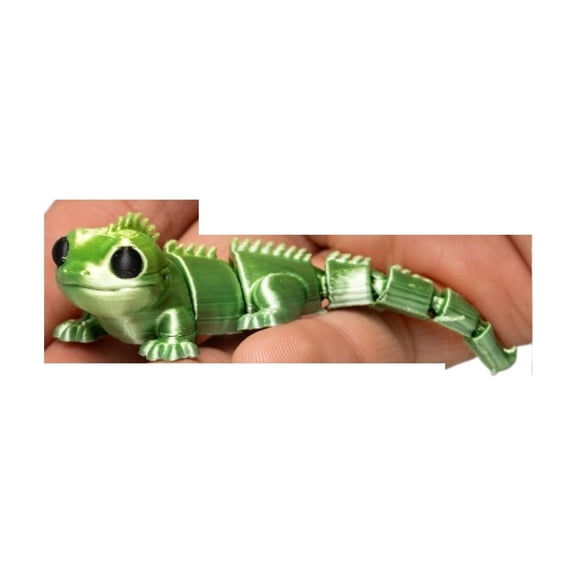 1PC movable joint iguana 3D printing