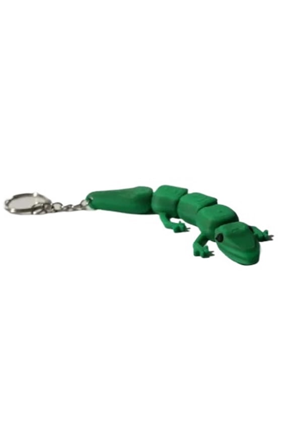 1PC movable lizard keychain 3D printing