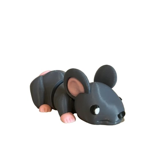 1PC movable mouse pet 3D printing