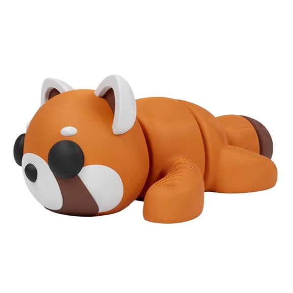 1PC movable red panda 3D printing