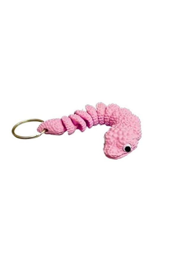 1PC movable snake keychain 3D printing