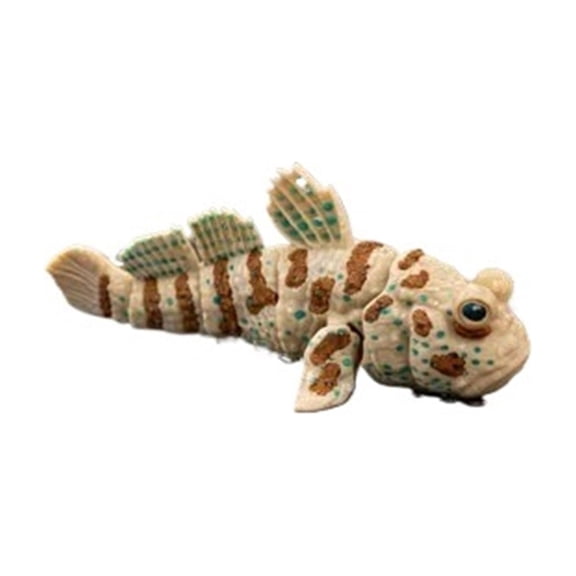 1PC one-piece 3D printing of movable joints for mudskipper fish