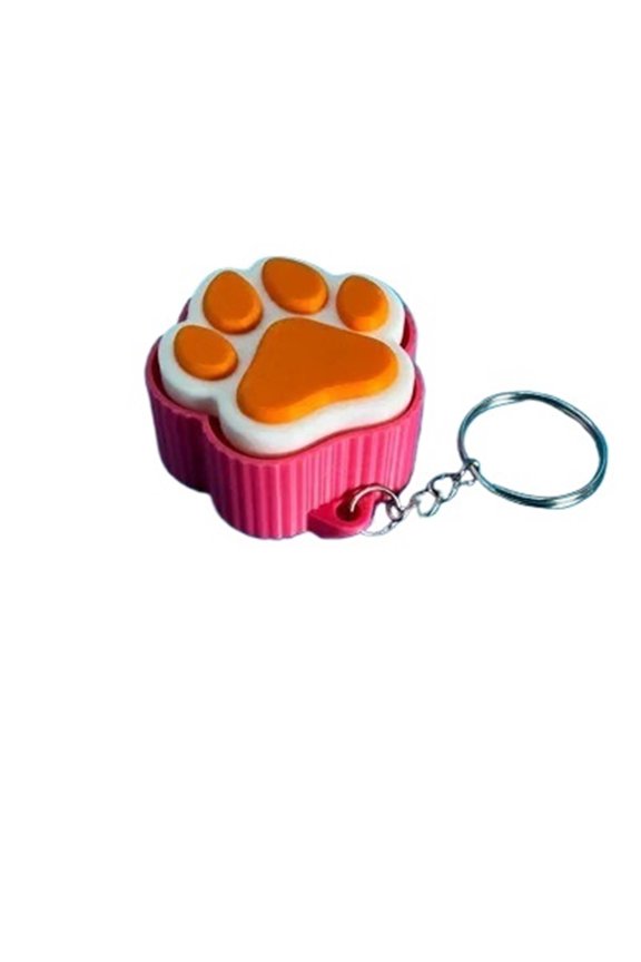 1PC paw print MX decompression button keychain 3D printing