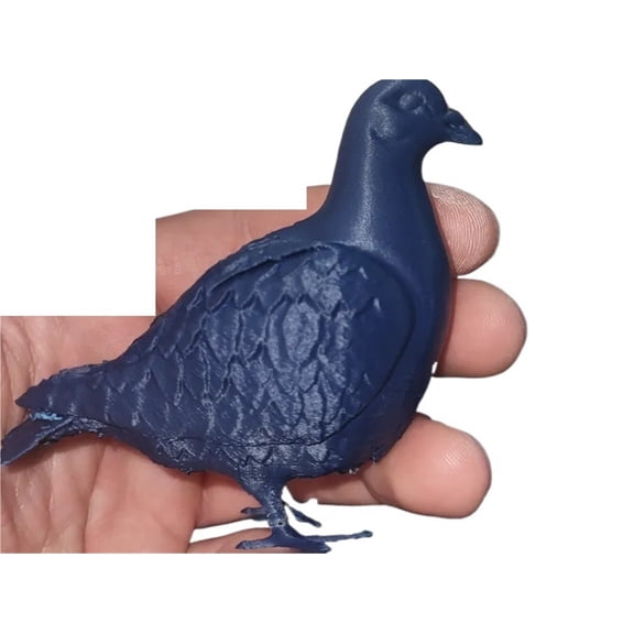 1PC pigeon bird model sculpture 3D printing
