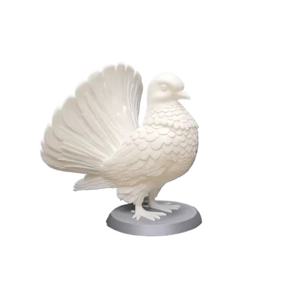 1PC pigeon decorative figurine 3D printing