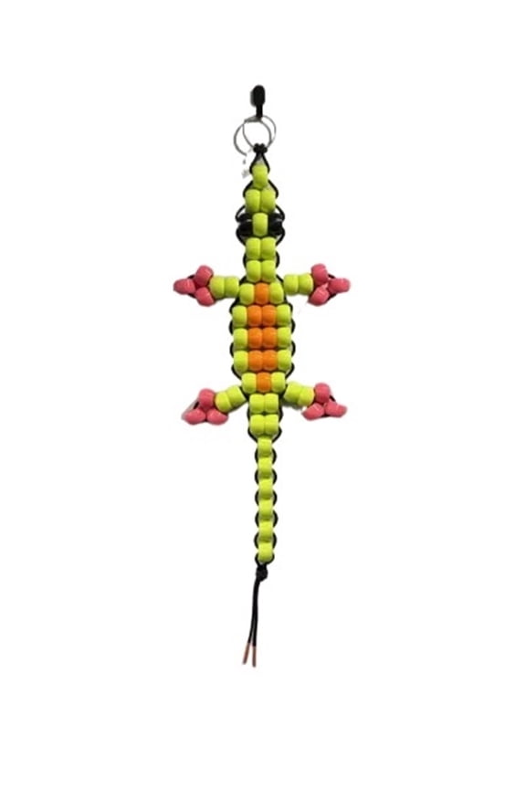 1PC pony beads 3D printed ornament for large lizard keychain sculpture