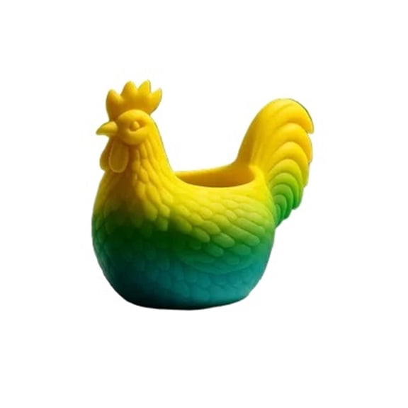 1PC rooster flower pot 3D printing