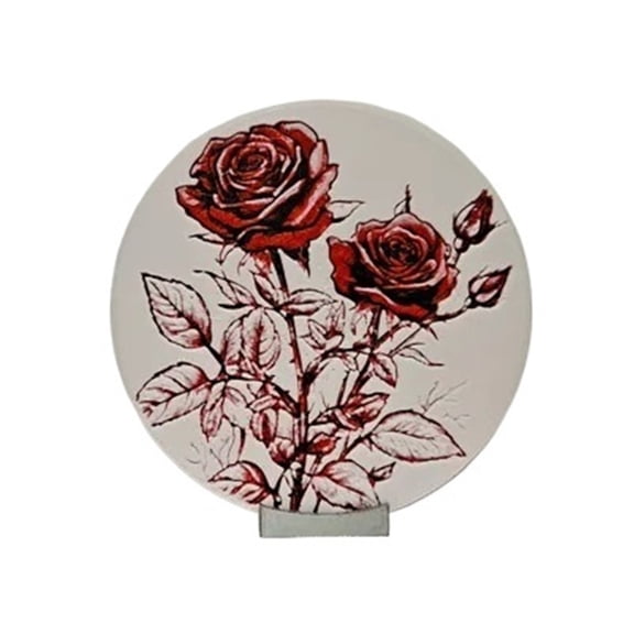 1PC rose coaster 3D printing
