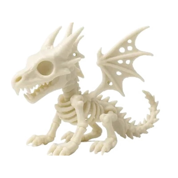 1PC skeletal dragon fantasy printing 3D printing