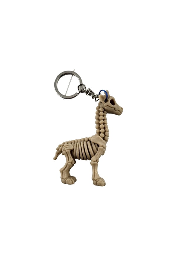 1PC skeleton giraffe keychain cute animal skeleton 3D printing