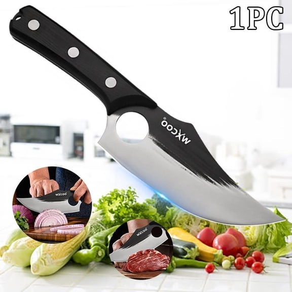 1PC stainless steel kitchen knife forged boning knife handmade meat cleaver butcher knife meat cleaver fruit knife outdoor camping knife multipurpose kitchen gadgets for cooking kitchen items