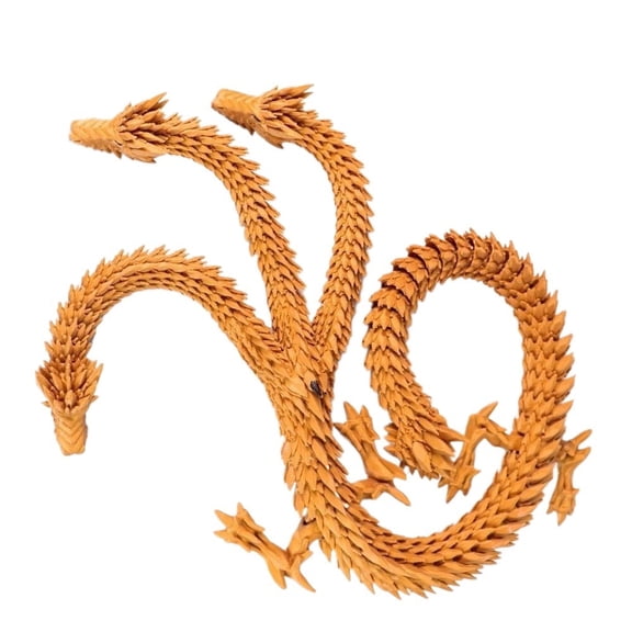 1PC three-headed dragon 3D printing