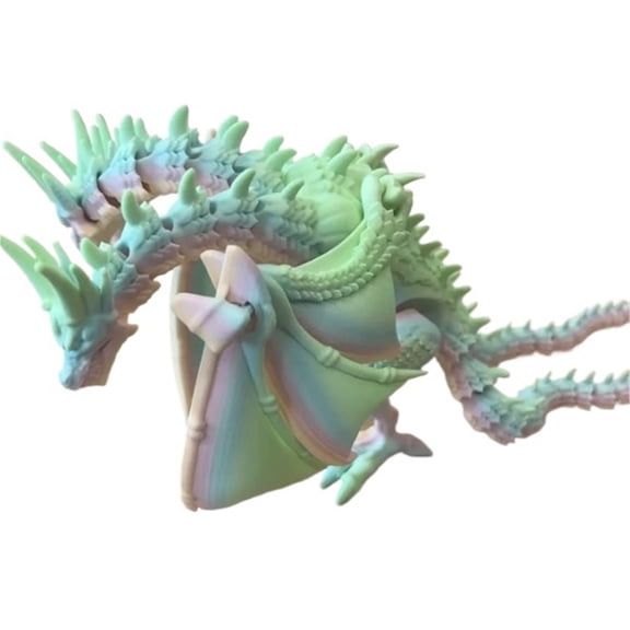 1PC three-headed dragon 3D printing