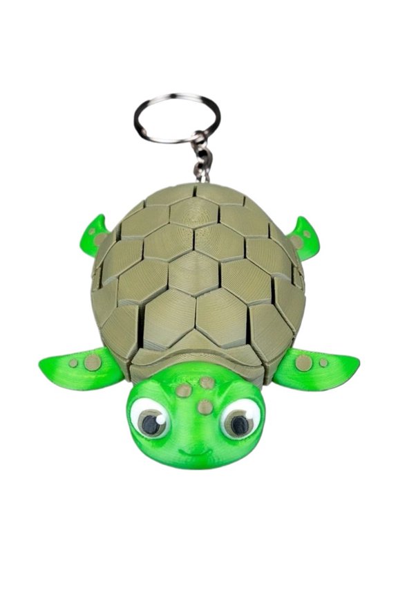 1PC turtle key chain 3D printing