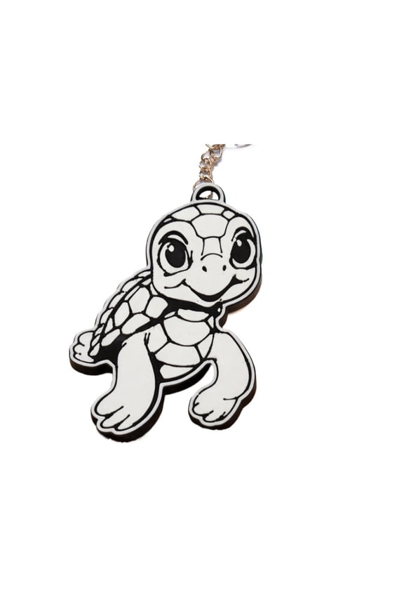 1PC turtle keychain 3D printing