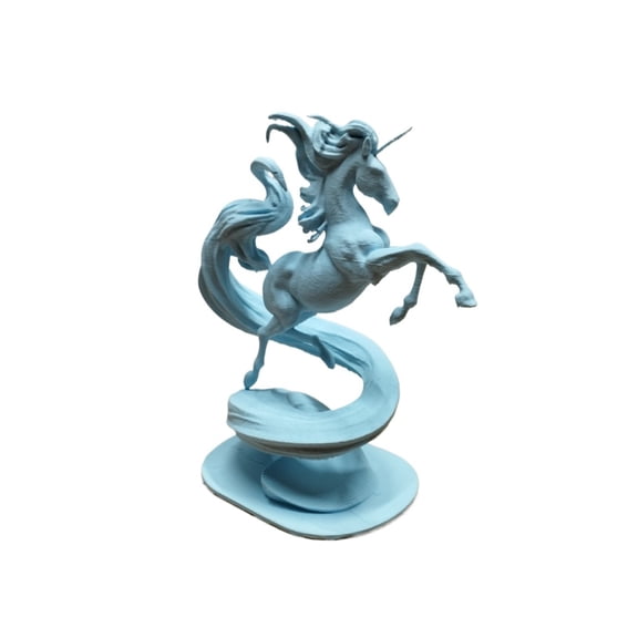 1PC unicorn sculpture 3D printing