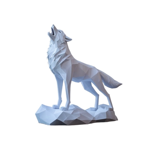 1PC wolf statue 3D printing