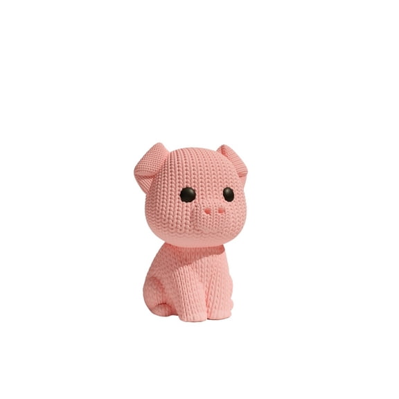 1PC wool knitted pig 3D printing