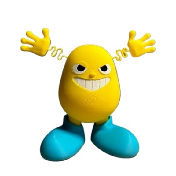 1PC yellow robotic arm 3D printing