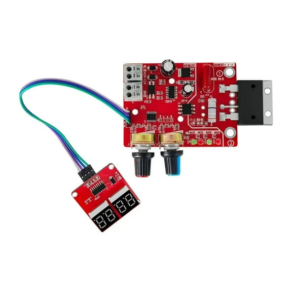 1PCS 100A Spot Welding Machine, Control Board Welder AC To 9V Transformer Controller Board Time Current ,Versatile Welding Capabilities