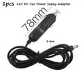 thumbnail image 1 of 1PCS 12V/24V DC 2.1x 5.5mm Car Igniter Power Plug Adapter Cable for LED Lights, 1 of 7