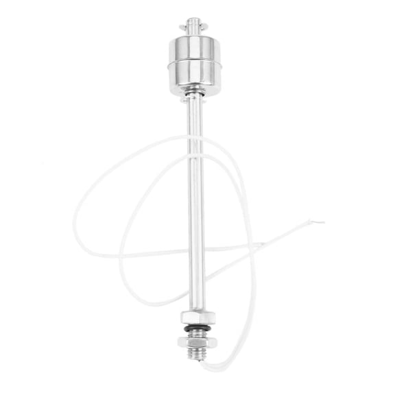 1PCS 150mm Stainless Steel Float Switch Tank Liquid Water Level Sensor 220V,1 x Float Switch Stainless Steel,Silver